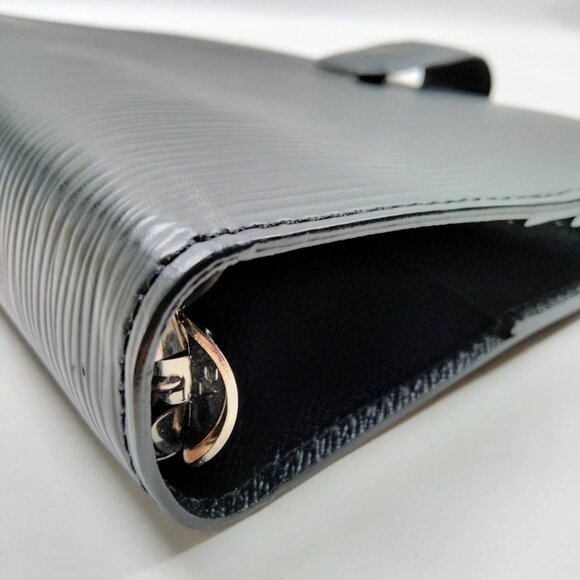 Louis Vuitton LV Diary Cover Black Epi 500-071625 - Picture 4 of 9